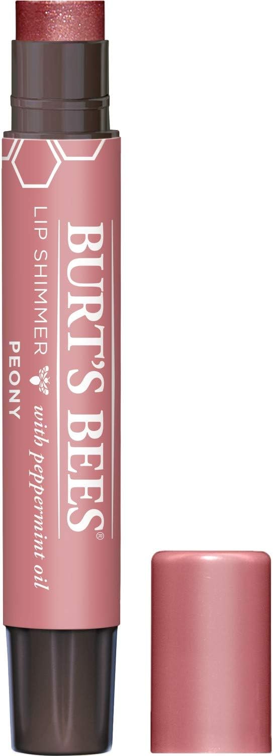 Burt's Bees 100% Natural Moisturizing Lip Shimmer Peony - 1 Tube