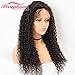 Persephone Pre Plucked 360 Lace Frontal Wig 150 Density Curly Brazilian Remy Full 360 Lace Human Hair Wigs with Baby Hair 360 Wig Human Hair for Black Women 14 Inch Natural Color
