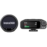 Insta360 Mic Pro (1 TX + 1 RX), Wireless Mini Lavalier Microphone for iPhone/Camera/Android, Video Recording, Bluetooth, Customizable E-Ink Display, 3-Mic Array, Available for Lightning Device