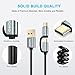CHOETECH 2-in-1 USB Type C+Micro USB Cable (2-Pack, Straight + Coiled) Charge & Sync Cord Compatible Samsung Galaxy Note 8, S9, S8, S8 Plus,LG G5/V20,Nokia 8/Type C & Micro USB Devices