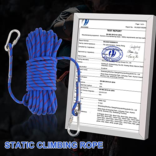 Newdoar 12kn 14kn 18kn Static Climbing Rope 8mm 10mm Accessory | Desertcart