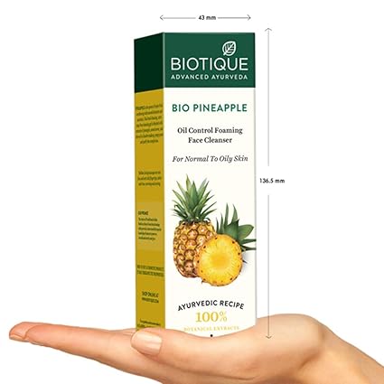 biotique pineapple cleanser review