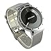 Youyoupifa Fashion Black Dial Sliver Stainless Steel Strap Quartz Watch