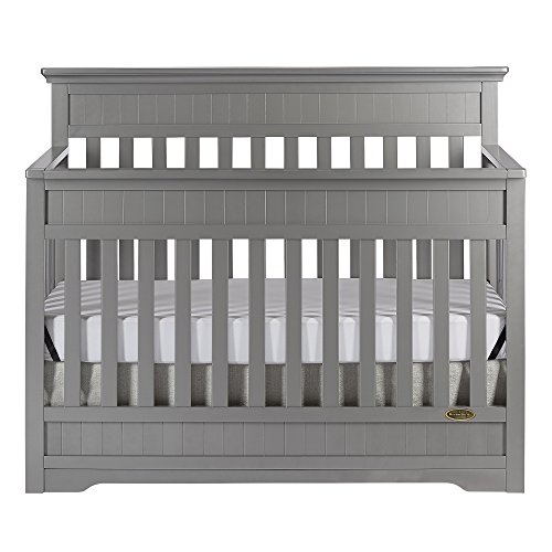 The Dream On Me Chesapeake 5in1 Convertible Crib, Storm Grey Pricepulse