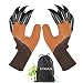 Garden Genie Gloves, Waterproof Garden Gloves with Claw For Digging Planting, Best Gardening Gifts for Women and Men. (Brown) primary