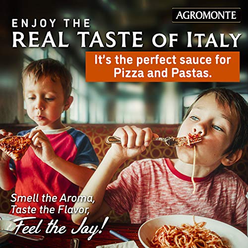 Agromonte Authentic Italian Cherry Tomato Pasta Sauce (Ricotta Cheese)- Taste of Italy Gourmet Foodie and Chef Gift - Certified Kosher, Gluten-Free, All Natural 20.46oz (2 pack)