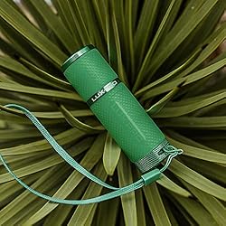 LUX-PRO LP395 Gels Glow in Dark 9 LED Flashlight