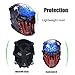 Coxeer Airsoft Mask Full Face Tactical Airsoft Mask Overhead Skull Mask Outdoor Hunting Cs War Game Mask