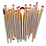 KissU 20 pcs Makeup Brush Set tools Make-up Toiletry Kit Wool Make Up Brush Set