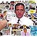 The Office Stickers Merchandise[50pcs] Funny Quote Vinyl Design Pack with Mike Michael Dwight Jim Dunder Mifflin for Hydro Flask Water Bottles Laptop Notebook Computers Guitar Bike Folder Car