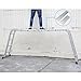 Finether 15.4ft Telescoping Ladder Multi Purpose Aluminum Extension Ladder, Folding Ladder Certified by EN131, 330lbs Capacity Heavy Duty with Safety Locking Hinges and 2 Panels for Free