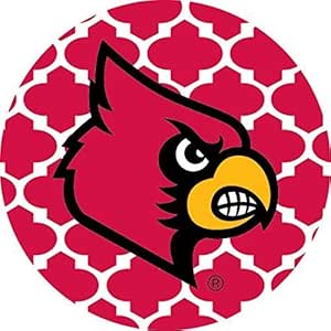Louisville Cardinals 4 redondo marroquí diseño magnet-university de