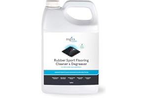 Zogics Rubber Flooring Cleaner and Degreaser – Cleaner Concentrate and Heavy Duty Degreaser for Rubber Floors and Mats, Biodegradable and Non Toxic Cleaner (1 Gallon)