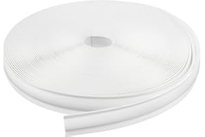 1" RV Vinyl Trim Molding, 50 FT Flexible Weatherproof Strip for RV Exterior Trim Replacement, RVs Corner Trims Molding Exteri