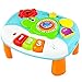Activity Table for 1 Year Old and Up. 2-in-1 Activity Center for Baby. Interactive Learning Toy Piano and Kids Activity Table with Fun Ocean Characters. Crib Accessories with Detachable Straps