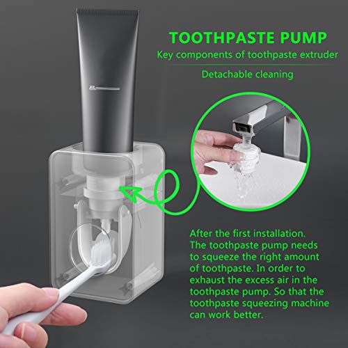 Toothpaste Dispenser,Automatic Toothpaste Squeezer,Hands Free Wall