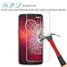 Ailun Screen Protector for Moto Z3 Z3 Play 3 Pack Tempered Glass 9H Hardness Ultra Clear Anti Scratch Fingerprint Oil Stain Coating Case Friendly