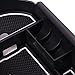 JOYTUTUS Center Console Tray Compatible with CHR C-HR 2016 2017 2018 Armrest Storage Accessories, Multifunctional Storage Pallet with Mat, Car Organizer for CHR C-HR 2016-2018 (Black)