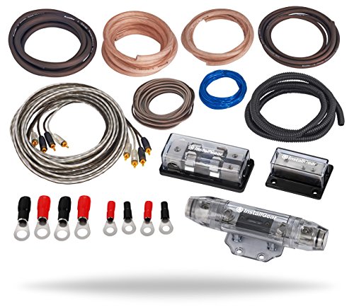 Installgear dual 4 gauge awg amp kit amplifier installa…