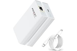 PROCET PoE to USB C Adapter Converter 60W RJ45 to C Type PoE Power for Tablet, iPad, Raspberry Pi4/5, Meshtastic Devices, Gam