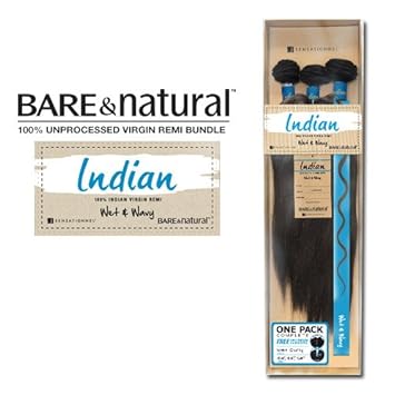 Amazon Com Sensationnel Bare Natural Unprocessed Indian Virgin