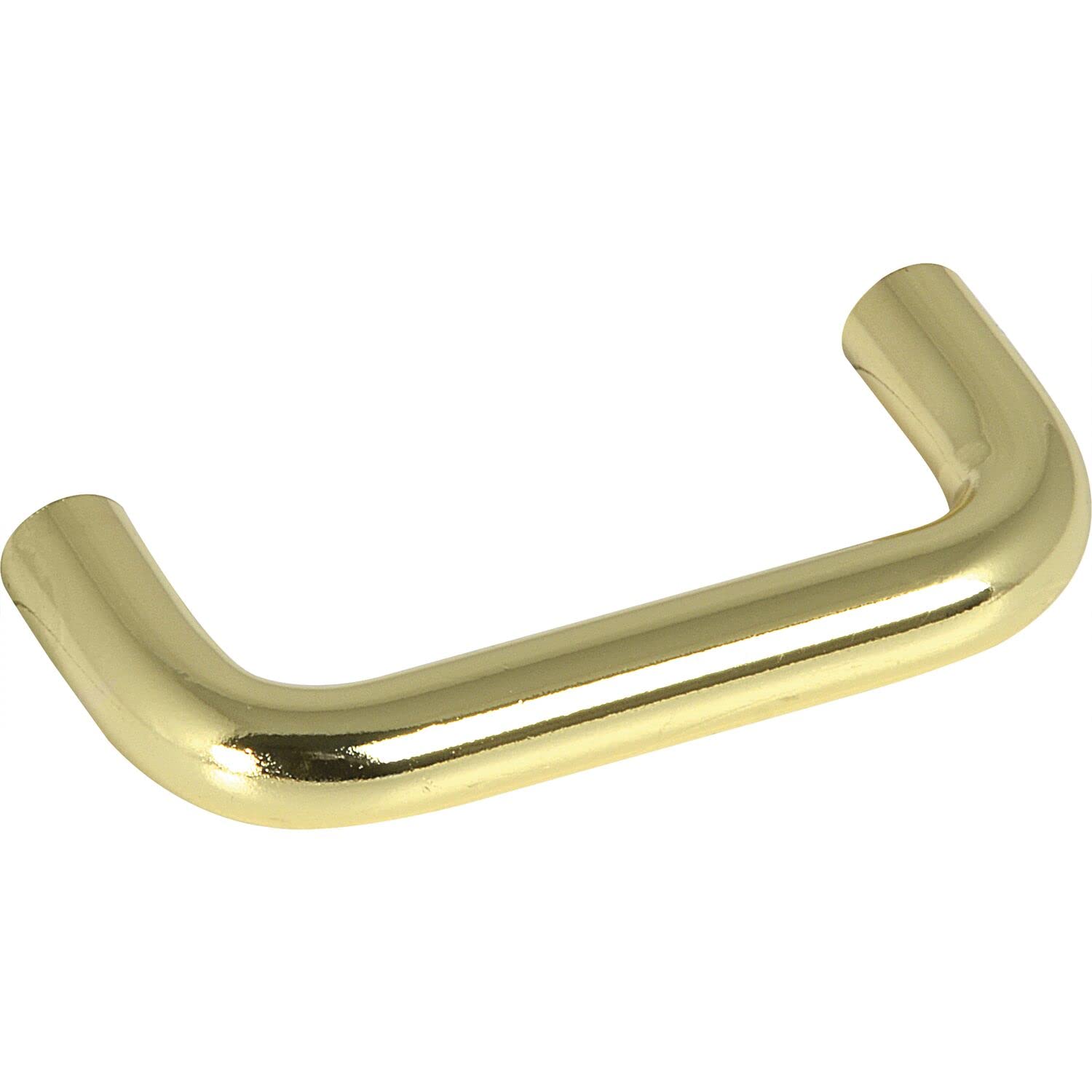 OBF Grimme Griff Sulis 72 1342 02 Furniture Handle Diameter 10 mm Width 74 mm Brass Plated Steel Silver Hole Spacing 64 mm