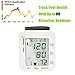 Digital Wrist Blood Pressure Monitor Cuff Electric BP Check Machine Portable Clinical Automatic with Case LCD Display Heart Beat Monitoring for Home Use (White)