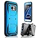 Galaxy S7 case, Samcore Full Body Protective Shockproof Belt Clip Case with Rugged Holster, Without Built in Screen Protector for Samsung Galaxy S7 [Blue]