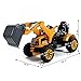 Aosom 6V Kids Ride On Toy Digger Construction Excavator Tractor Vehicle