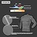 Compression Tight Shirt Baselayer Running Shirt Top Yoga Rash Guard men women (SGO31, L)