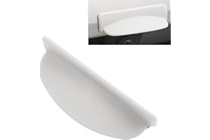 Hugwits Car Reverse Camera Anti-Rain Cover, Silicone Self-Adhesive Camera Rain Guard Shield, Universal for Most Cars (White)