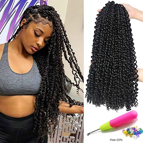 18 Inch Passion Twist Crochet Hair 6 Packs Lot Water Wave Crochet