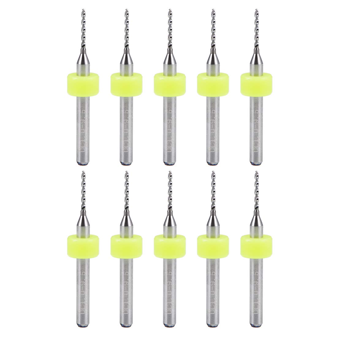 sourcing map PCB Drill Bits 1mm Tungsten Carbide Rotary Tool Jewelry CNC Engraving Print Circuit Board Micro Drill Bits 1/8 Inch Shank 10 Pcs