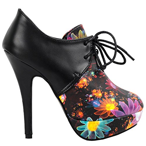 SHOW-STORY-Fashion-Floral-Lace-Up-High-Heel-Stiletto-Platform-Ankle-BootLF30306
