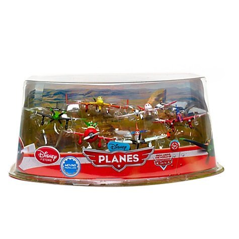 DISNEY PLANES FIGUREN SET RACERS - DUSTY (TURBO), RIPSLINGER, BULLDOG, ISHANI, ROCHELLE, EL CHUPACABRA (PVC, Plastic) by Disney