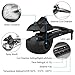 Automatic Hair Steam Curler Ceramic Curling Iron Bar Salon Professional Rotating Styling Steamer Spray Curl Spiral Machine Tool with LED Digital Display (Black)
