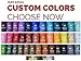 Custom Colors String Bracelet for College, University, High School, Sports Team or Country Flag - Customized Cord Colors and Sizes Sports Fan Gift for Men Women and Kids by Rumi Sumaq