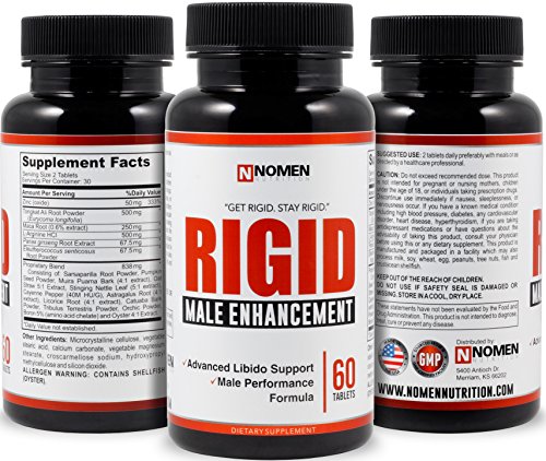 Rigid Extreme Male Testosterone Booster - Increase Libido, Stamina, Size & Vitality - Male Perfo