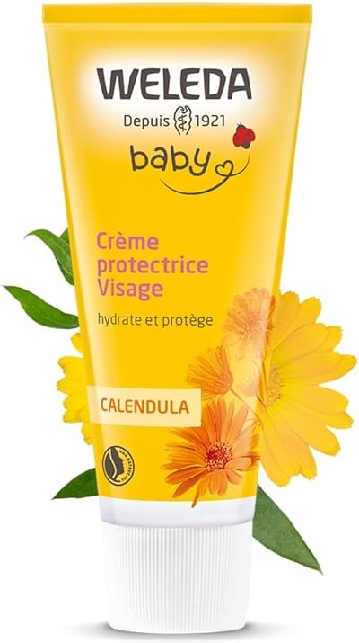 Weleda Baby Calendula Protective Face Cream 50ml Nourishing Moisturiser for
