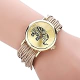 ABC® New National style Elephant Rope Winding bracelet Watch