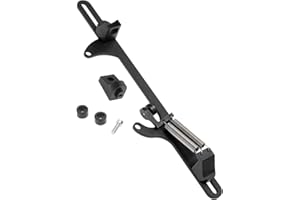 Hihaha Adjustable Throttle Cable Bracket for 4500 Series Throttle End Spring Brackets Kit Aluminum Alloy Black Durable Materi