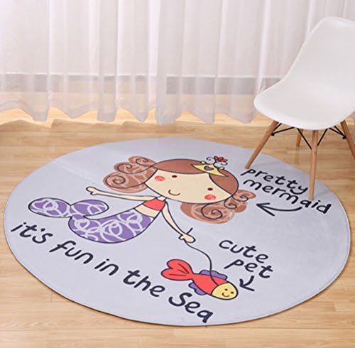Multi-size Cartoon Animal Round Carpet Area Floor Rug Doormat LivebyCare Entrance Entry Way Front Door Mat Ground Rugs for Saloon Festival Christmas Wedding
