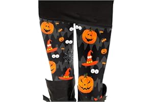 Sipaya Women's Brushed Christmas Ankle Length Seasonal Printed Leggings Black Deals Friday 2023 S-3XL