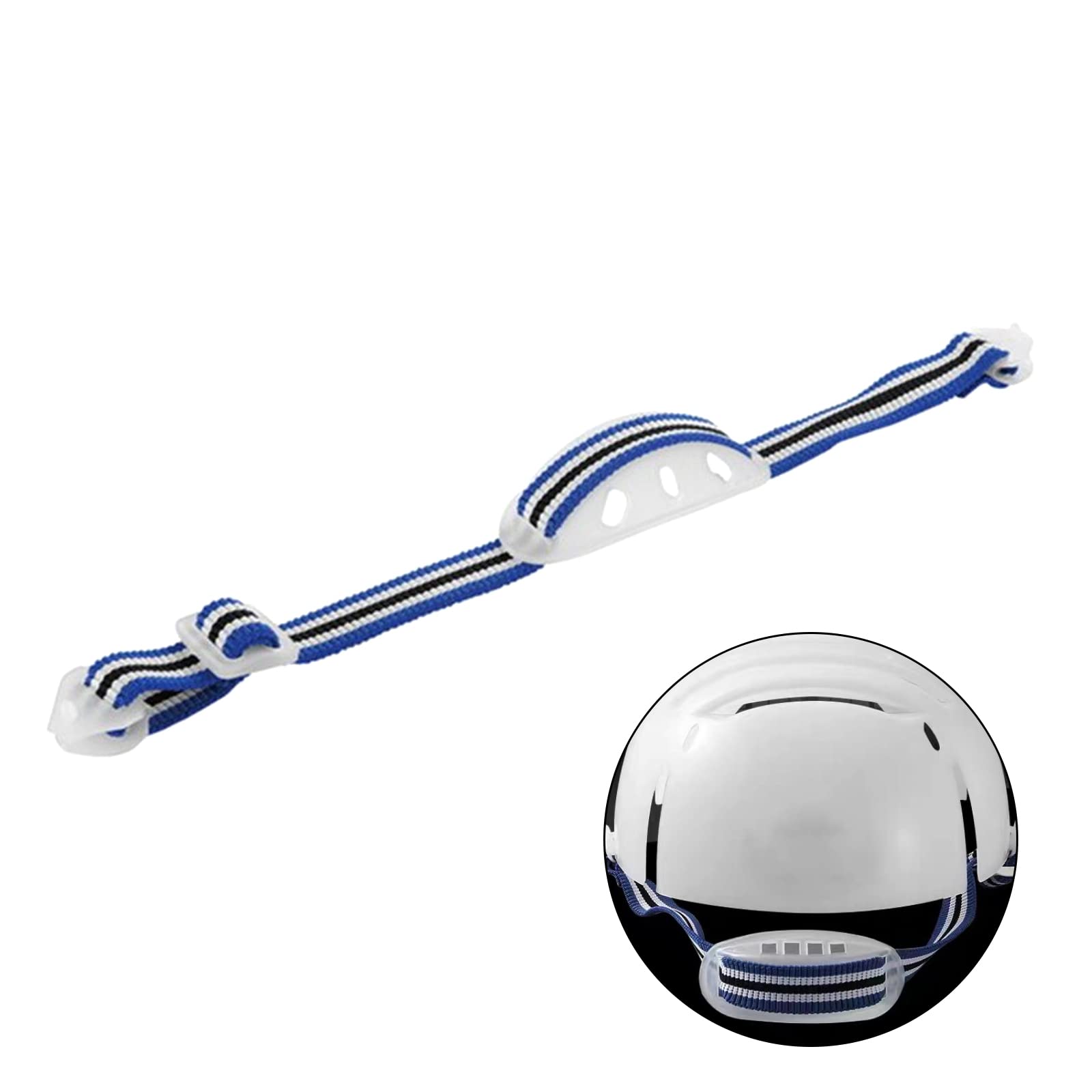 Chin Strap for Hard Hat Blue Universal Hard Hat Chin Strap Safety Construction Elastic Strap Detachable Sling for Compatible with Most Hard Hats Elastic Hat Accessories