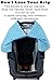 Kids N’ Such Peekaboo Baby Car Seat Cover Car Seat Canopy & Nursing Cover, Arrow/Blue Minky