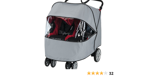 britax double rain cover
