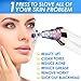 Blackhead Remover Pore Vacuum, BIGSWEET 5 in 1 Rechargeable Blackhead Vacuum Tools Kit with 3 Adjustable Strength, Electric Comedo Suction Device with 5 Blackhead Extractor for Women Men Face Nose