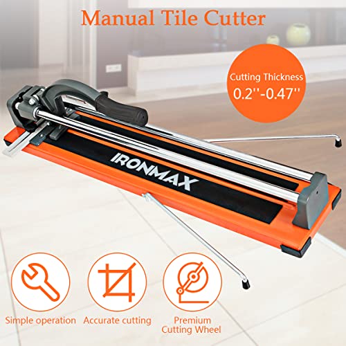 Goplus 24 Inch Tile Cutter, Professional Manual Tile Cutter for Ceramic