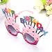 Funny Decorative Ice Cream Shaped Happy Birthday Glasses Novelty Costume Sun glasses for Birthday Gift Party Supplies Decoration