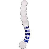 Crystal Glass Plump Beads Style Sex Tease Insert Pleasure Wand Dildo Penis